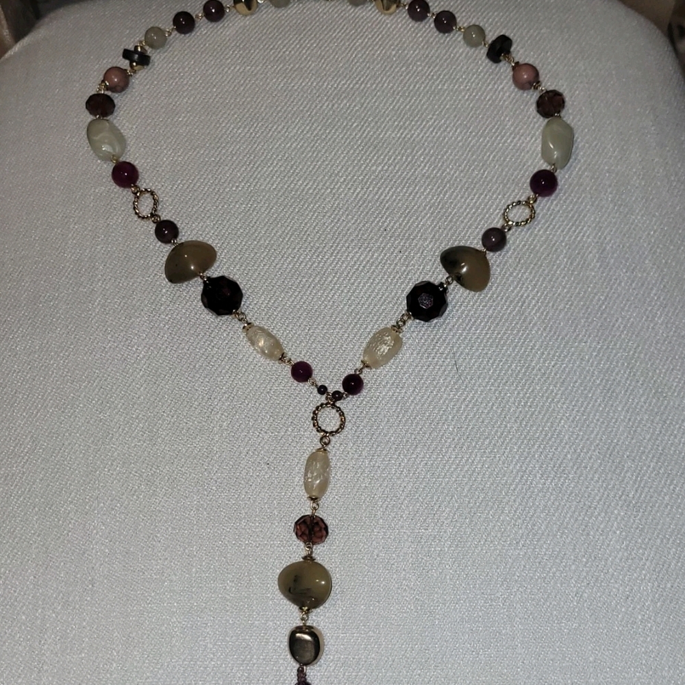 Elegant Multi-Color Beaded Necklace